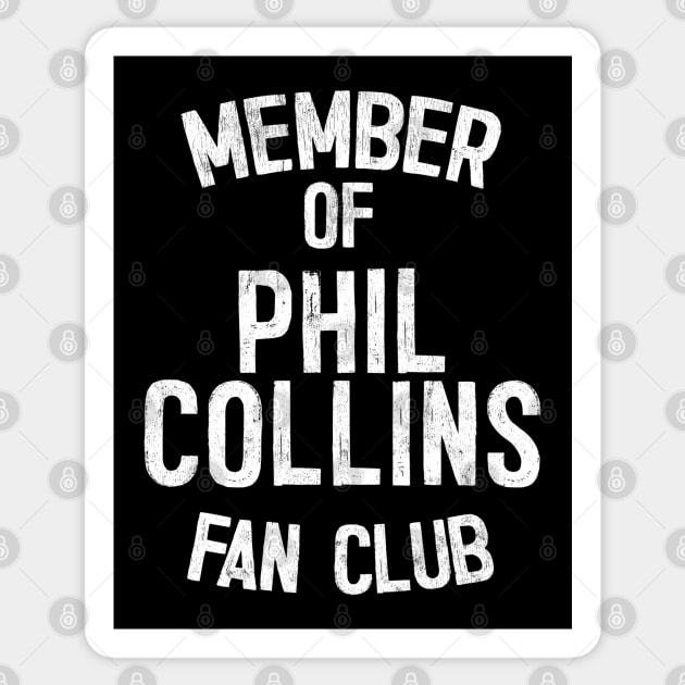 Phil Collins Fan Club Sticker by DankFutura